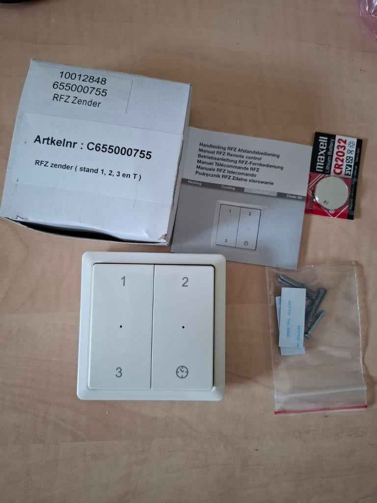 Zehnder RFZ Zender Afstandsbediening (C655000755), Ophalen of Verzenden