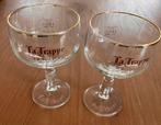 La Trappe Trappist bierglazen 2 stuks, Ophalen of Verzenden, Zo goed als nieuw, Bierglas