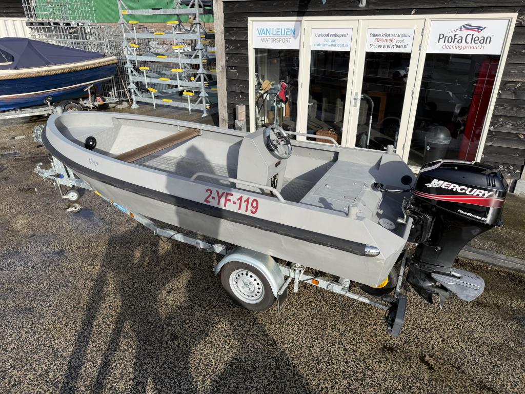 Onbekend, Watersport en Boten, Vis- en Consoleboten, Zo goed als nieuw, Aluminium, Benzine, 3 tot 6 meter