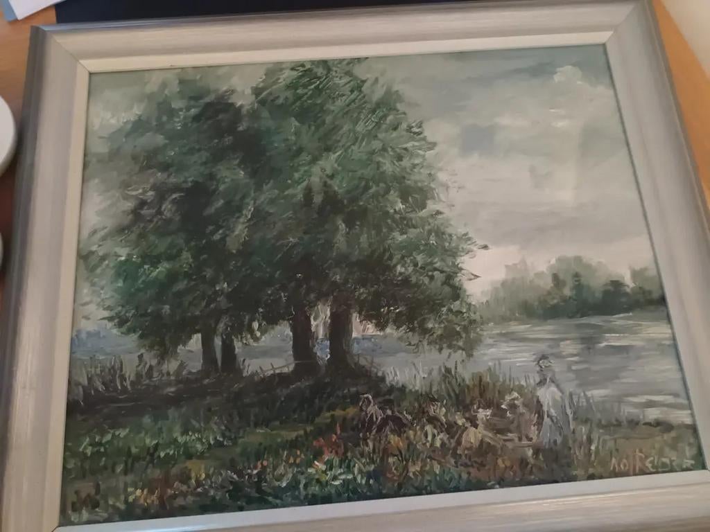 Schilderij van Nol Reuser, Ophalen