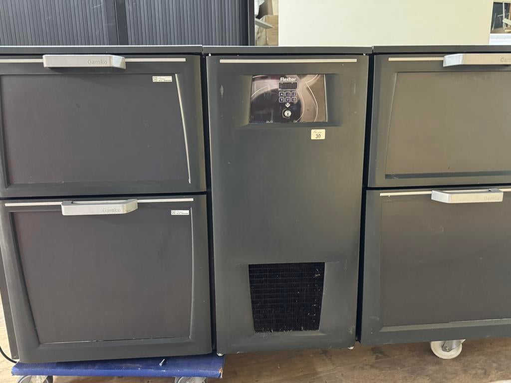 Horeca koelbar, flexbar gamko, 4 lades, zo goed als nieuw, Ophalen, 150 tot 200 cm, Zo goed als nieuw, 150 tot 200 cm