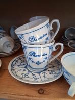 Speciale  koffie kopjes blauw saks winterling pharisaer, Ophalen of Verzenden, Nieuw, Overige stijlen, Kop(pen) en/of Schotel(s)