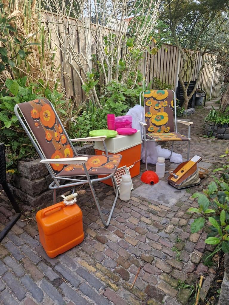 Jaren 70 retro kamperen, Ophalen