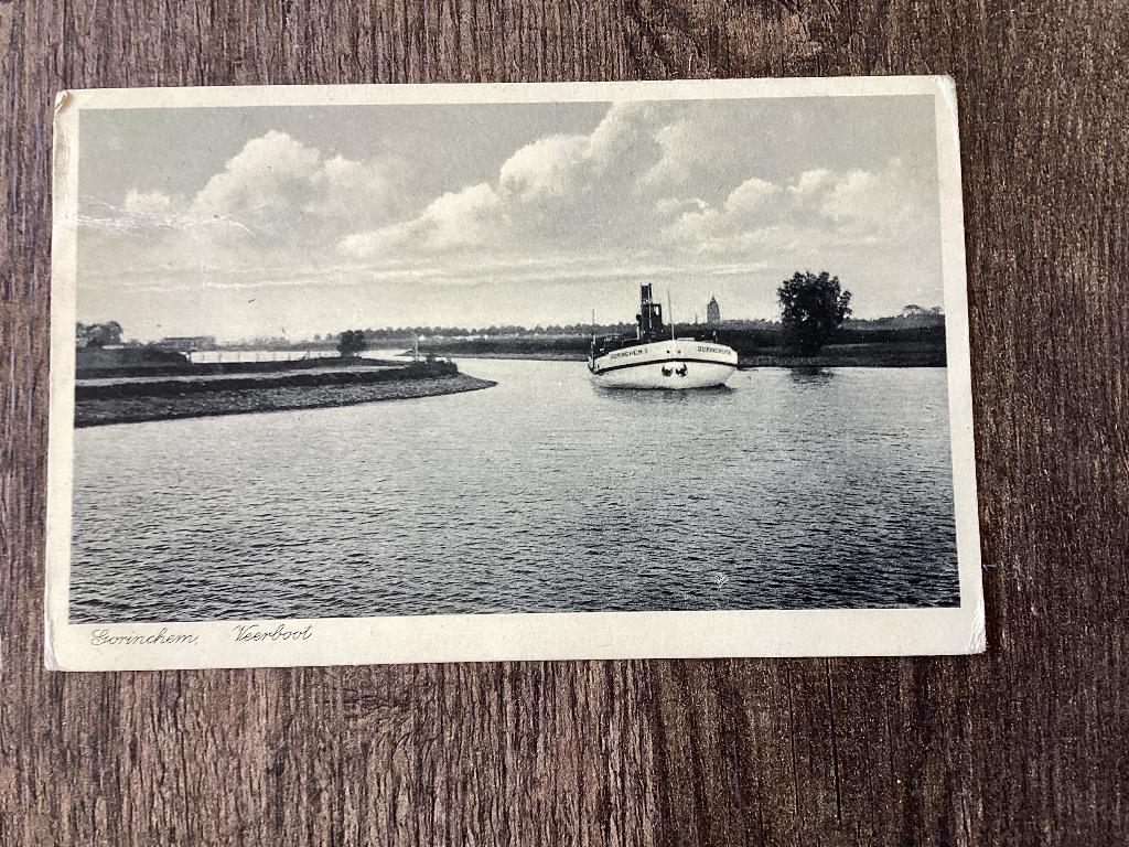 Gorinchem. No 4. Veerboot., Ophalen of Verzenden, 1920 tot 1940, Gelopen, Zuid-Holland