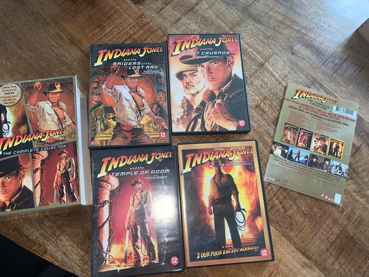 Indiana Jones: The Complete Collection (4 films), Cd's en Dvd's, Dvd's | Overige Dvd's, Zo goed als nieuw, Boxset, Vanaf 12 jaar