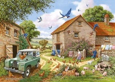 House of Puzzles - Farmer’s Wife - 500XL stukjes, Ophalen of Verzenden, 500 t/m 1500 stukjes, Nieuw, Legpuzzel