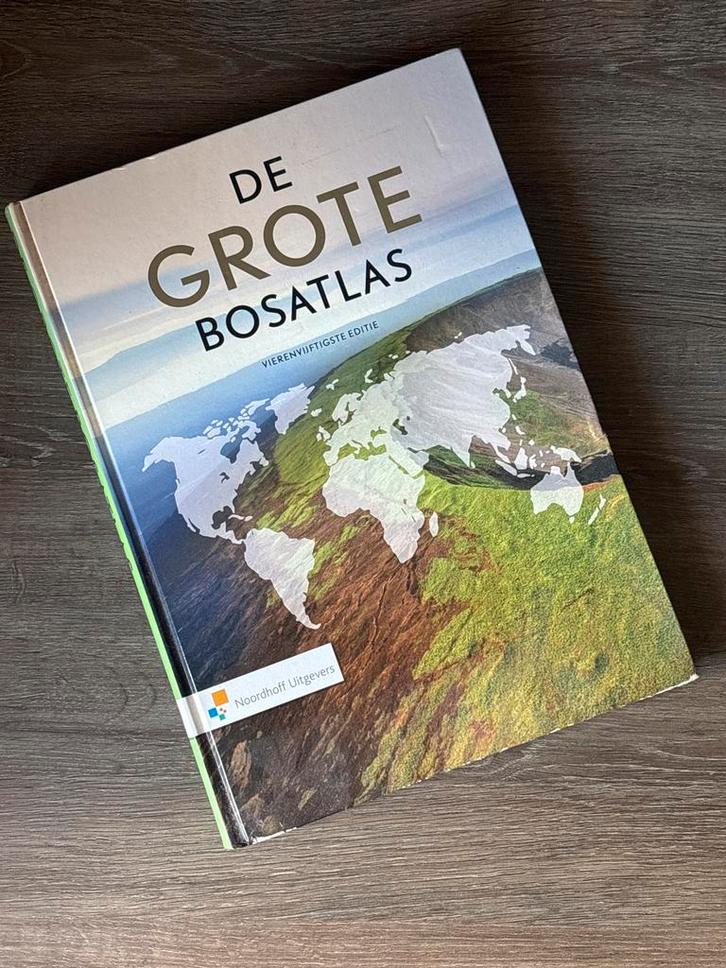 De Grote Bosatlas 54e editie - VMBO-HAVO-VWO, Examens/toets, Boeken, Atlassen en Landkaarten, Gelezen, Bosatlas, Wereld, 2000 tot heden