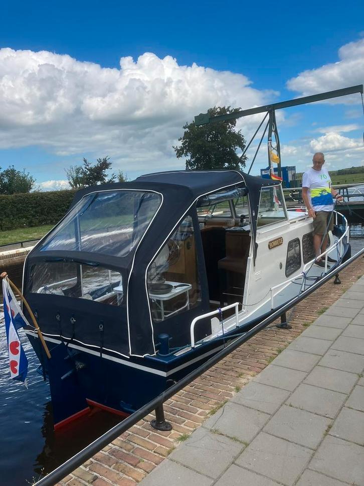 Doerak 700, Watersport en Boten, Motorboten en Motorjachten, Gebruikt, Staal, 6 tot 9 meter, Diesel, Binnenboordmotor, 50 pk of meer