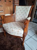 2 kersenhouten stoelen, Ophalen, 75 tot 100 cm, Zo goed als nieuw, Stof