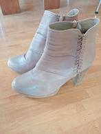 Manfield leren enkellaarsjes maat 40, Ophalen of Verzenden, Gedragen, Bruin