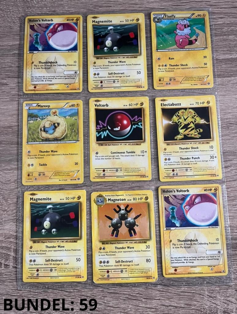 Pokemon Electabuzz Mix 2005–2016 – Bundel 59, Ophalen of Verzenden, Gebruikt, Meerdere kaarten