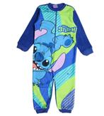 Stitch Fleece Onesie Blauw - Maat 92 - 98- 104- 110- 116, Kinderen en Baby's, Kinderkleding | Maat 110, Nacht- of Onderkleding