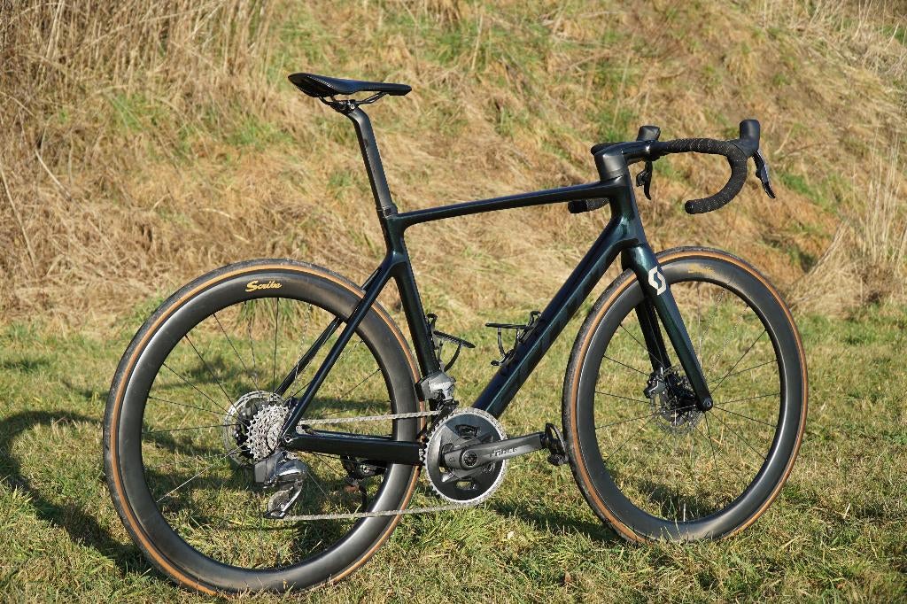 Scott Addict RC20, Maat L (56), SRAM Force AXS, Powermeter., 28 inch, Carbon, Heren, Zo goed als nieuw