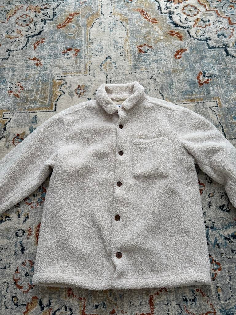 Zara teddy jas maat XL, Ophalen of Verzenden, Gedragen, Maat 56/58 (XL), Beige