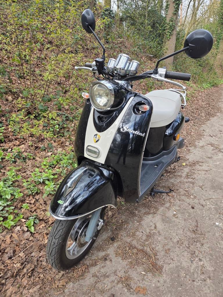 SANTINI snorscooter, Fietsen en Brommers, Snorfietsen en Snorscooters, Ophalen, Benzine, Overige merken