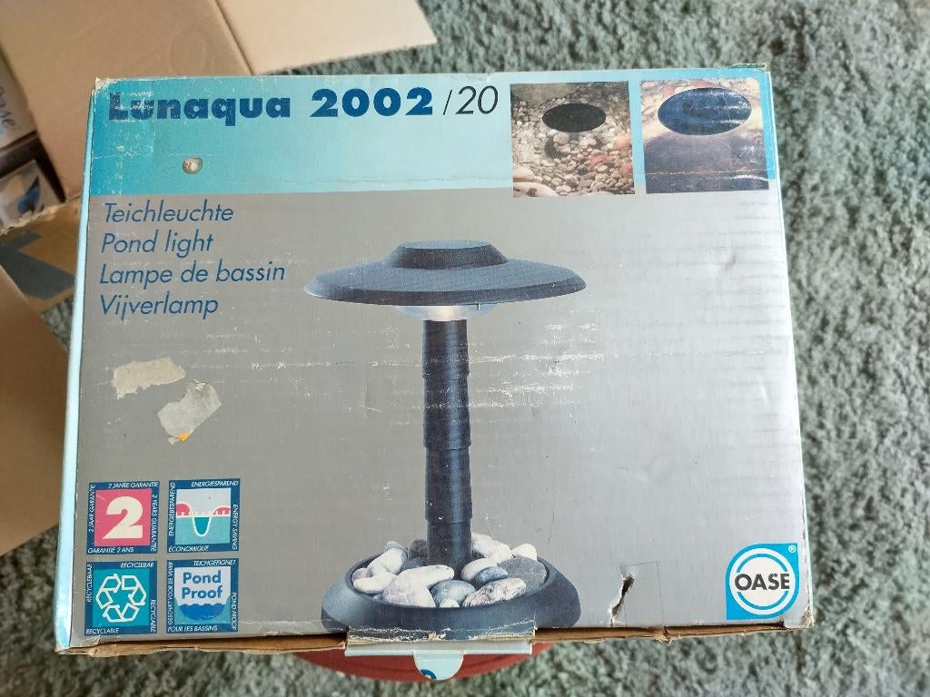 Oase lunaqua 2002/20 vijverlamp nieuw in doos vijverlamp, Tuin en Terras, Vijver-toebehoren, Nieuw, Vijververlichting, Ophalen of Verzenden