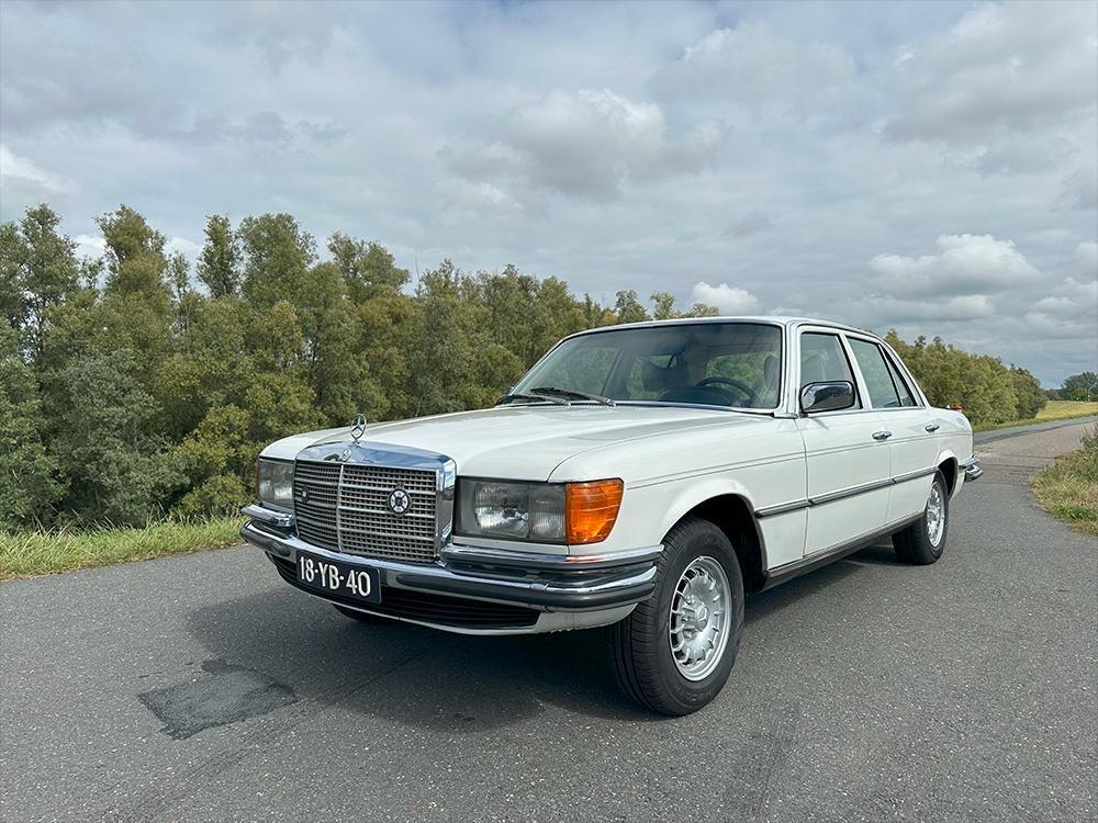 Mercedes-Benz S-Klasse 2.7 280 S 1977 Wit, Automaat, Achterwielaandrijving, 2745 cc, Beige