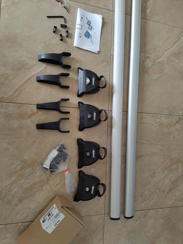 Aluminium dakdragers, Auto diversen, Dakdragers, Ophalen, Zo goed als nieuw