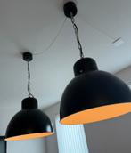 Industriele hanglamp, “VT Wonen Solar”, zwart, Huis en Inrichting, Lampen | Hanglampen, Ophalen, Zo goed als nieuw, Metaal, Minder dan 50 cm
