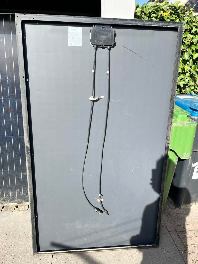 Zonnepanelen 12 stuks 255W, Doe-het-zelf en Verbouw, Ophalen, Gebruikt, Paneel, 200 wattpiek of meer