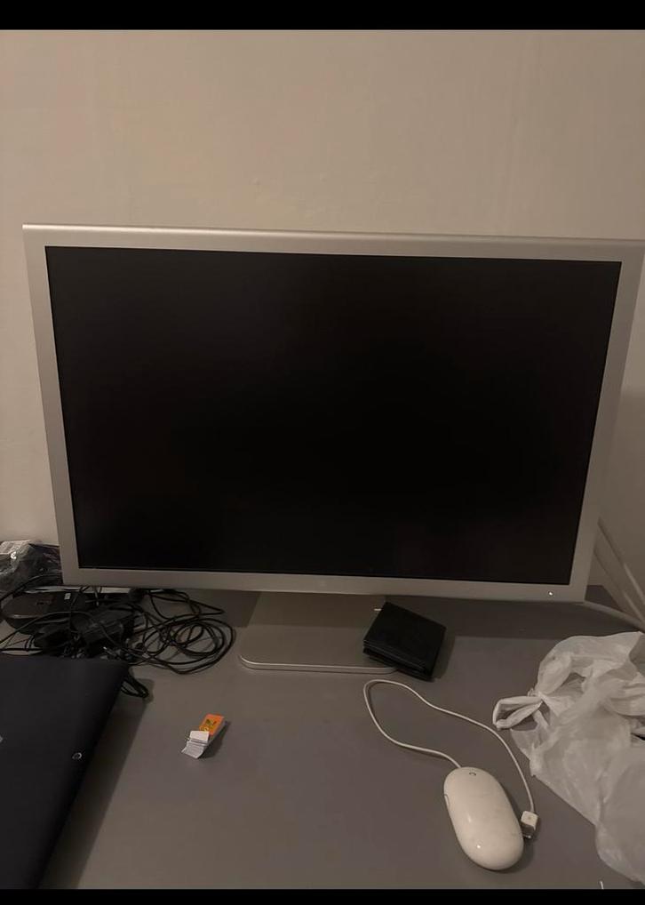 Apple Mac Pro + HD Display 23” – Complete Vintage Apple Set, Computers en Software, Monitoren, Gebruikt, 60 Hz of minder, DVI