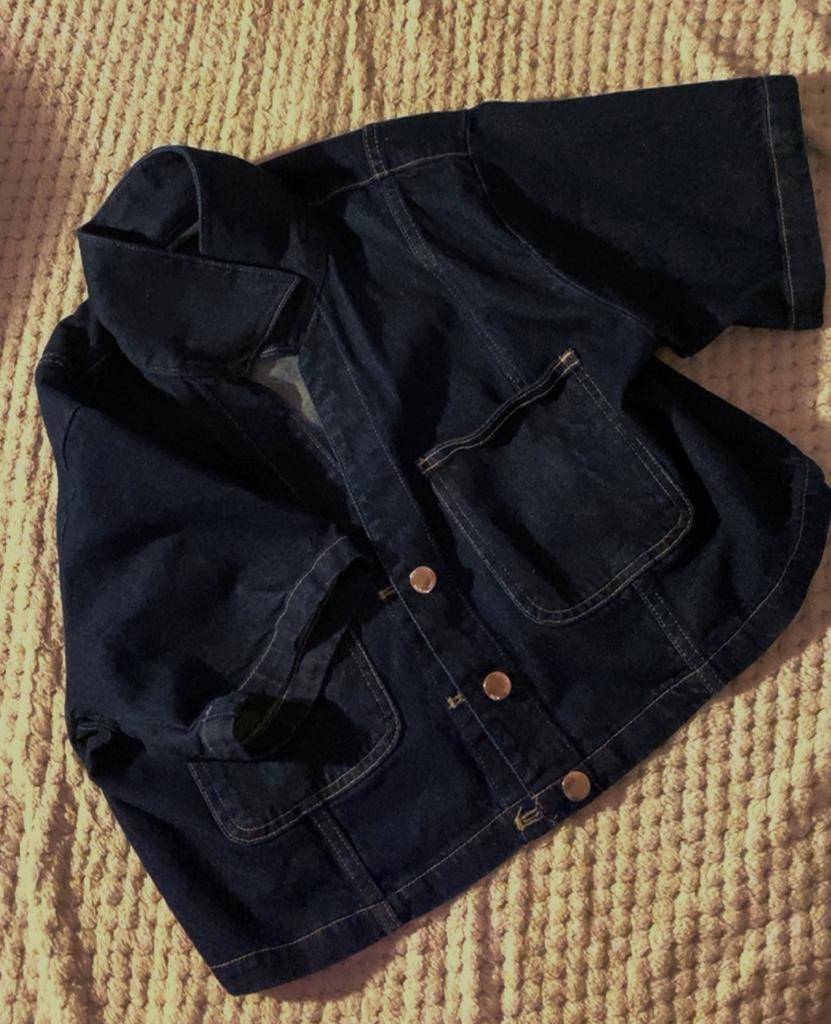 ZARA kort spijkerjasje, Ophalen, Zo goed als nieuw, Maat 38/40 (M), Blauw