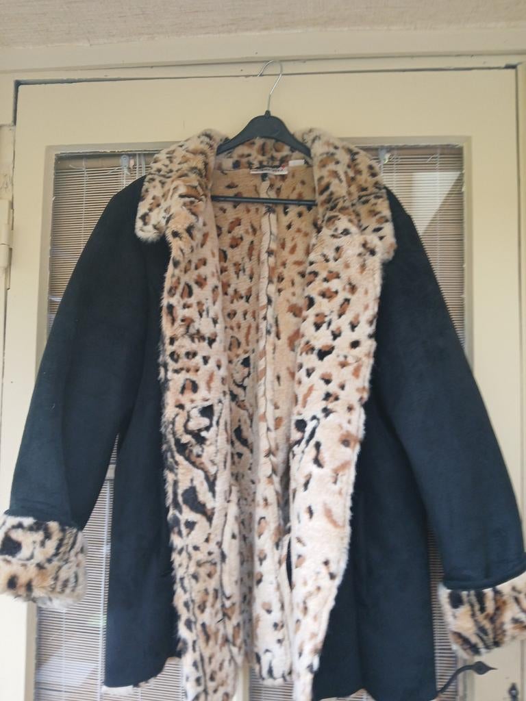 Helena Vera jas maat 50-52, Verzenden, Zwart, Helena Vera, Jas of Mantel