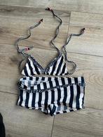 Geddes&gillmore bikini blauw blauwe wit witte badpak 10 140, Kinderen en Baby's, Kinderkleding | Kinder-zwemkleding, Gebruikt