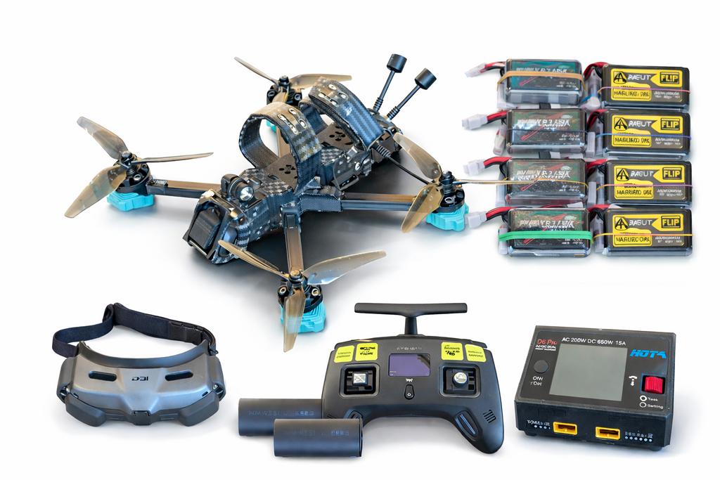 Nazgul Evoque F5 / DJI fpv goggles 2 / 8x lipo en meer!, Hobby en Vrije tijd, Modelbouw | Radiografisch | Helikopters en Quadcopters