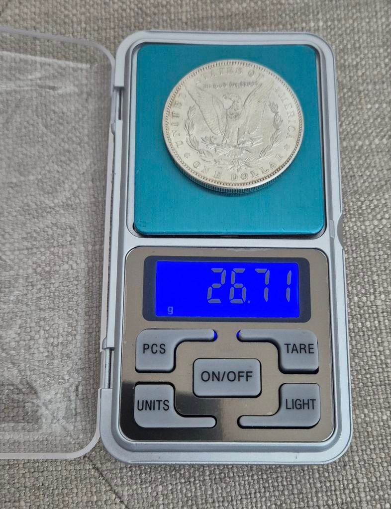 Morgen Dollar 1893 S(duurste en zeldzaamsste), Postzegels en Munten, Munten | Amerika, Ophalen of Verzenden, Noord-Amerika, Losse munt