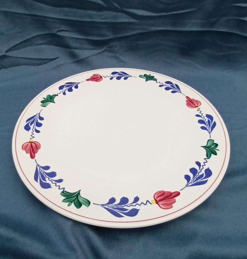 Boerenbont vlaaischaal, Huis en Inrichting, Keuken | Servies, Overige typen, Ophalen of Verzenden, Zo goed als nieuw, Aardewerk