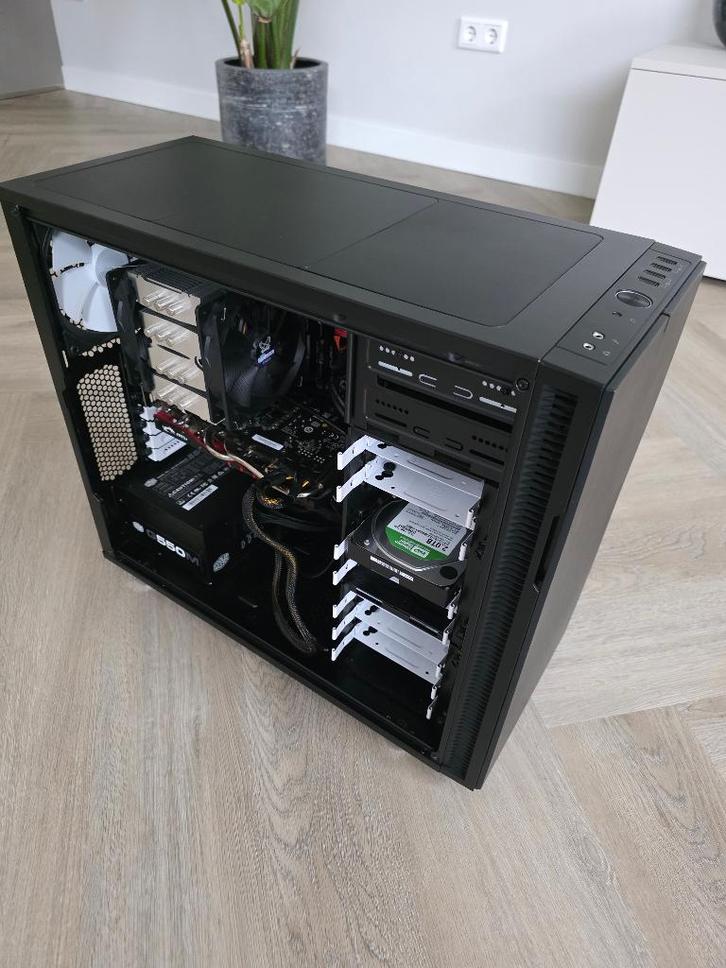 Desktop PC met office 2024, Computers en Software, Desktop Pc's, Gebruikt, 3 tot 4 Ghz, HDD, SSD, 16 GB, Met videokaart, Met monitor