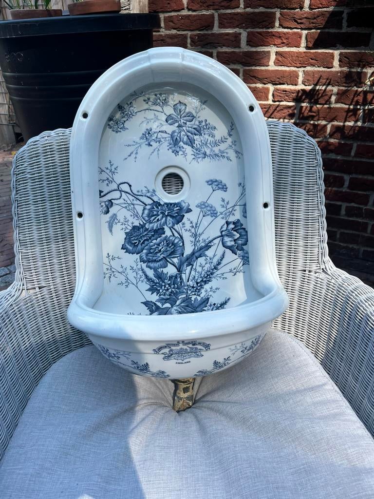 Wandfonteintje Antiek Van Johnson Brothers Hanley England, Ophalen of Verzenden