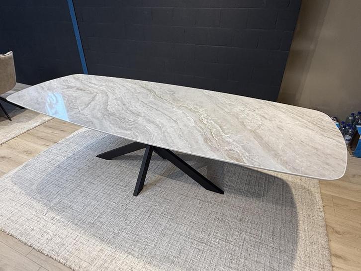 Tafel ravetino Quartzstone 260x100 sale 1 beschikbaar, Huis en Inrichting, Tafels | Eettafels, Nieuw, 50 tot 100 cm, 200 cm of meer