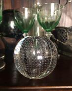 A.D. Copier - Leerdam kristallen spijkervaasje bol, Antiek en Kunst, Ophalen of Verzenden