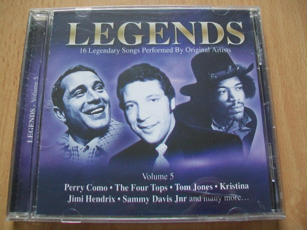 CD Legends vol.5 Perry Como Tom Jones Jimi Hendrix Kristina, Ophalen of Verzenden, Zo goed als nieuw, Pop