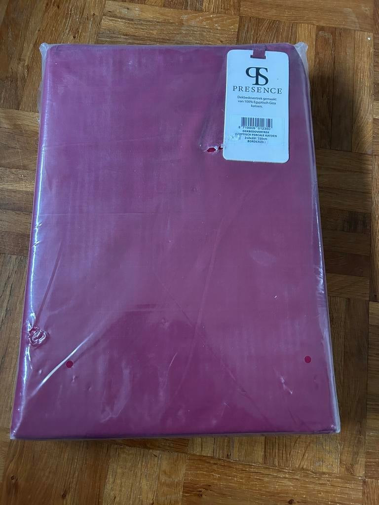 Presence dekbedovertrek Egyptisch katoen, 240x200/220, Ophalen of Verzenden, Nieuw