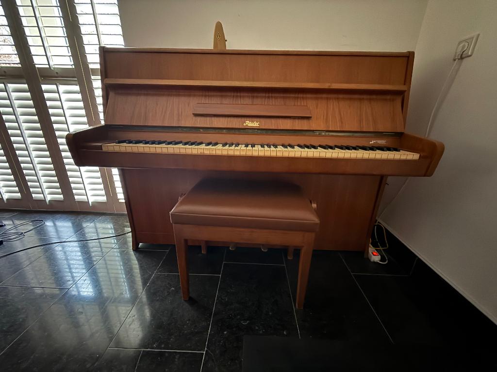Piano Rösler, Muziek en Instrumenten, Ophalen, Gebruikt, Bruin, Piano