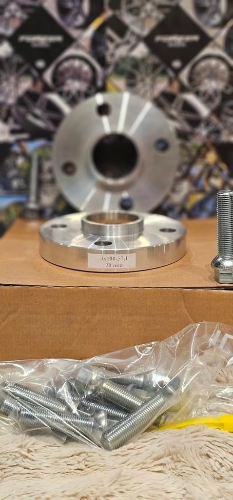 Spoorverbreders spacers vw Golf 1 4x100 57,1 20mm, Ophalen of Verzenden