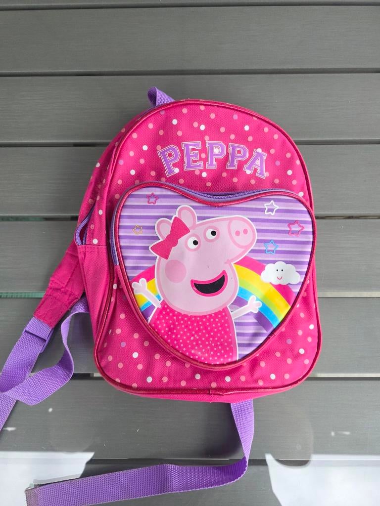 peppa pig schooltas, Ophalen of Verzenden, Gebruikt, Rugtas
