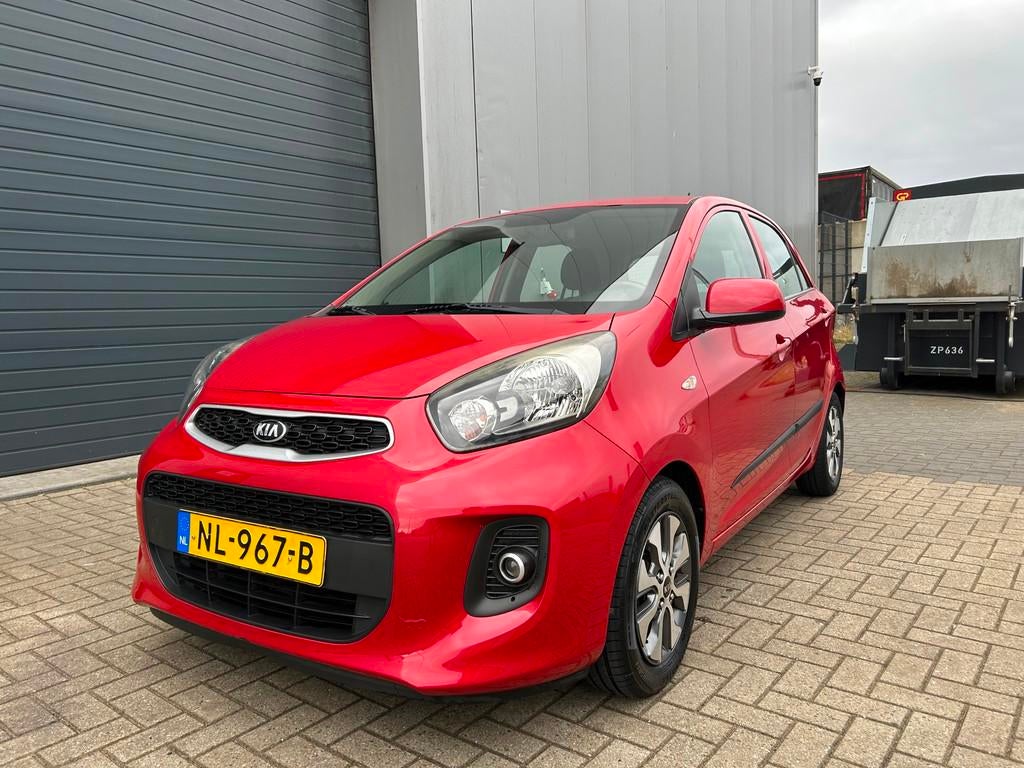 Kia Picanto 1.0i CVVT EconomyPlusLine NAVI AIRCO 5DRS, Voorwielaandrijving, Stof, Gebruikt, Euro 6