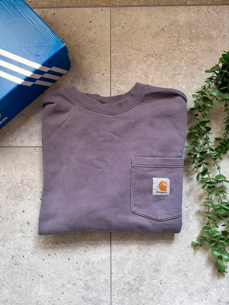 Carhartt Trui/Crewneck Paars Maat L, Ophalen of Verzenden, Zo goed als nieuw, Paars
