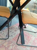 Moderne eettafel +3 stoelen tafel marmer look van de Ikea, Ophalen of Verzenden, Overige kleuren, Drie