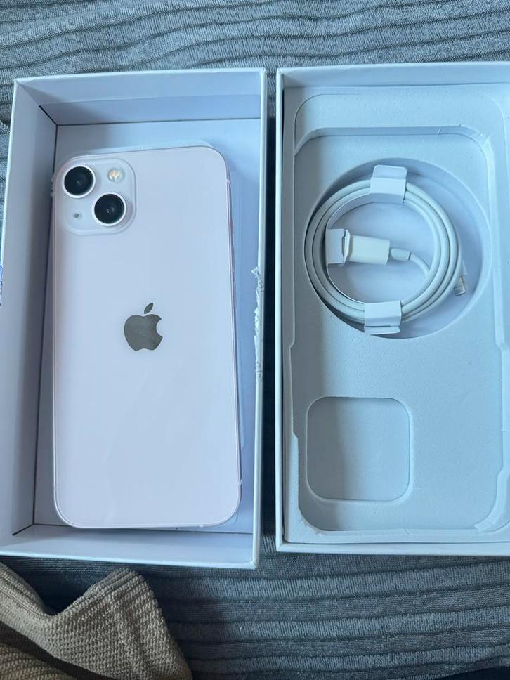 iPhone 13 Roze 128GB - Zo goed als nieuw, Telecommunicatie, Mobiele telefoons | Apple iPhone, Zo goed als nieuw, 128 GB, Zonder abonnement