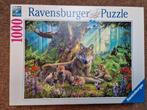 Ravensburger Legpuzzel 1000 Stukjes - Wolvenfamilie, Hobby en Vrije tijd, Denksport en Puzzels, Ophalen of Verzenden, 500 t/m 1500 stukjes