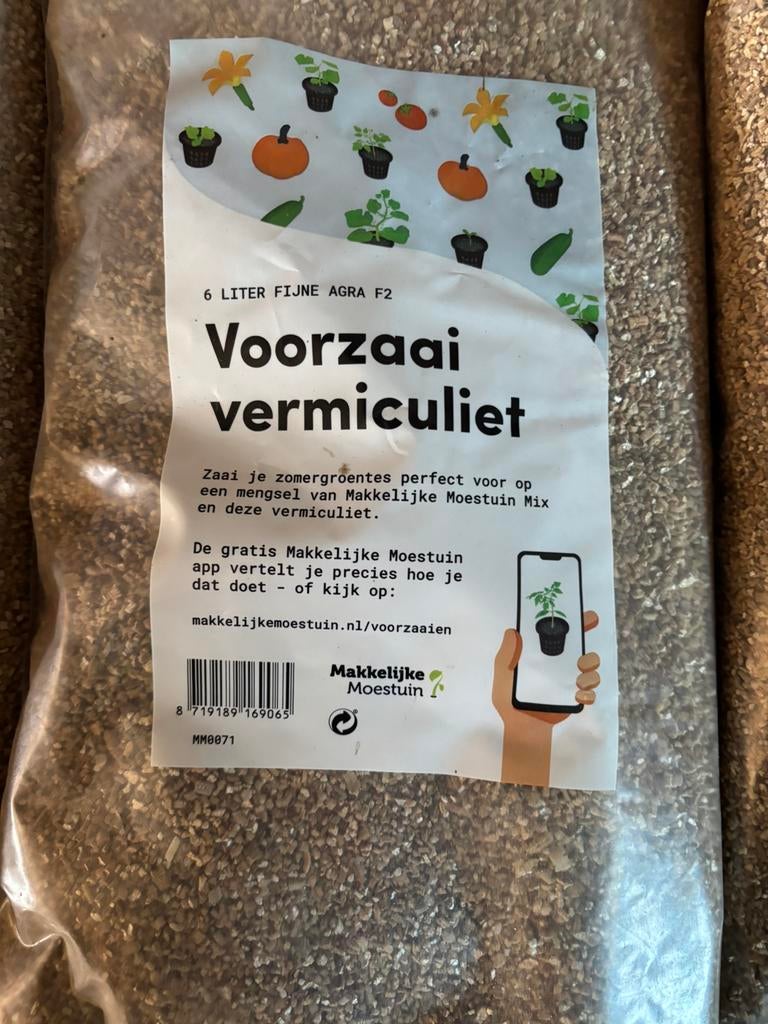 Vermiculiet 4 zakken, makkelijk moestuin, Tuin en Terras, Ophalen of Verzenden, Tuinaarde