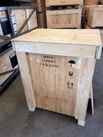 Transport kist, maat werk, houten kist, verhuiskist, Doe-het-zelf en Verbouw, Kratten en Dozen, 100 cm of meer, Opvouwbaar, 60 cm of meer