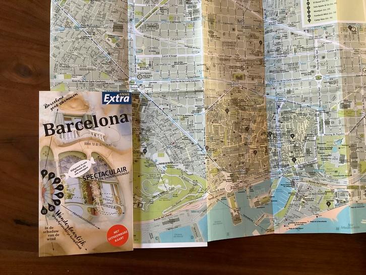 Barcelona Spanje ANWB reisgids + kaart NIEUW, Boeken, Reisgidsen, Zo goed als nieuw, Reisgids of -boek, Europa, ANWB, Ophalen of Verzenden