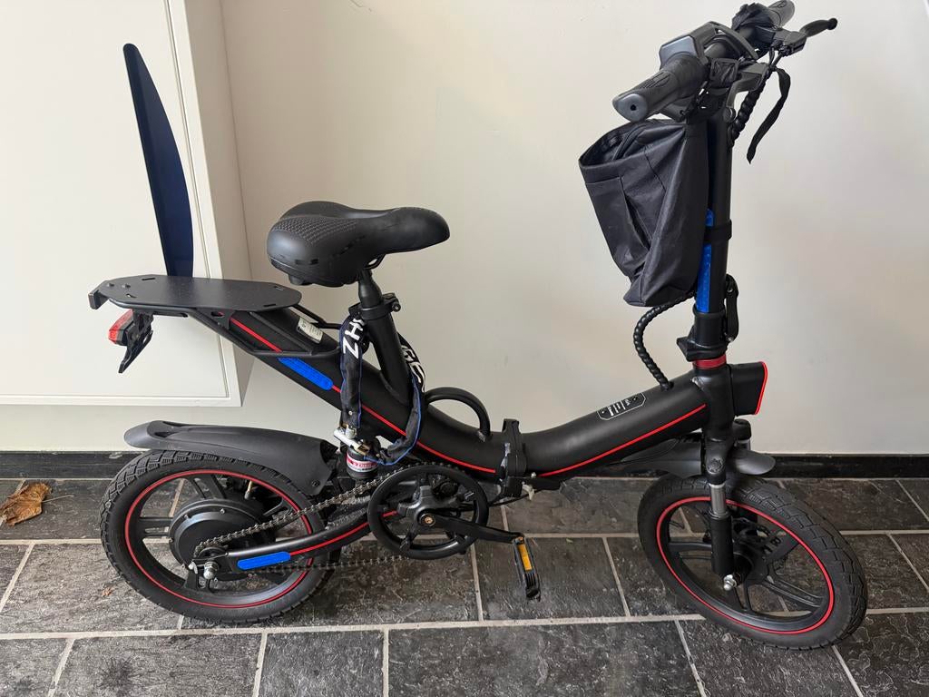 OUXI V6 - Compacte elektrische vouwfiets, Fietsen en Brommers, Elektrische fietsen, Minder dan 47 cm, Ophalen, Zo goed als nieuw