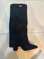 Elegante zwarte hoge suede laarzen maat 38 en 39, Ophalen of Verzenden, Nieuw, Zwart, Hoge laarzen